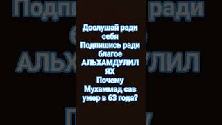 #смертьпророка #коран #жизньпослесмерти #ахират #истина #урокислама #пророкмухаммад #alhamdulillah