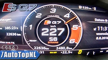 Audi SQ7 TDI ACCELERATION & LAUNCH CONTROL by AutoTopNL