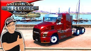 American Truck Simulator Mods Mack Anthem Mod Review