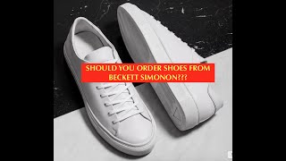 BECKETT SIMONON ORDERING PROCESS (REID SNEAKER) pt.1