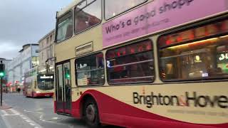 Brighton & Hove Bus Route 18 Departing north street Brighton q
