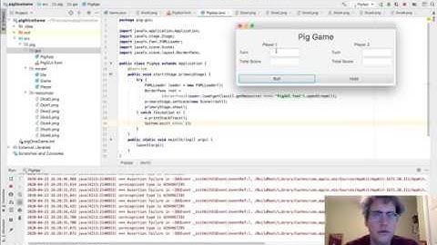 Pig Dice Game using JavaFX - 4: Starting the Controller
