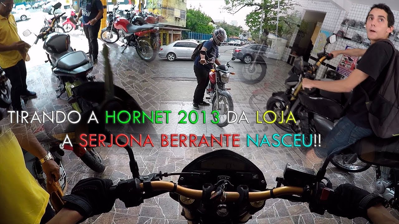 TIRANDO A HORNET 2013 DA LOJA, SONHO REALIZADO