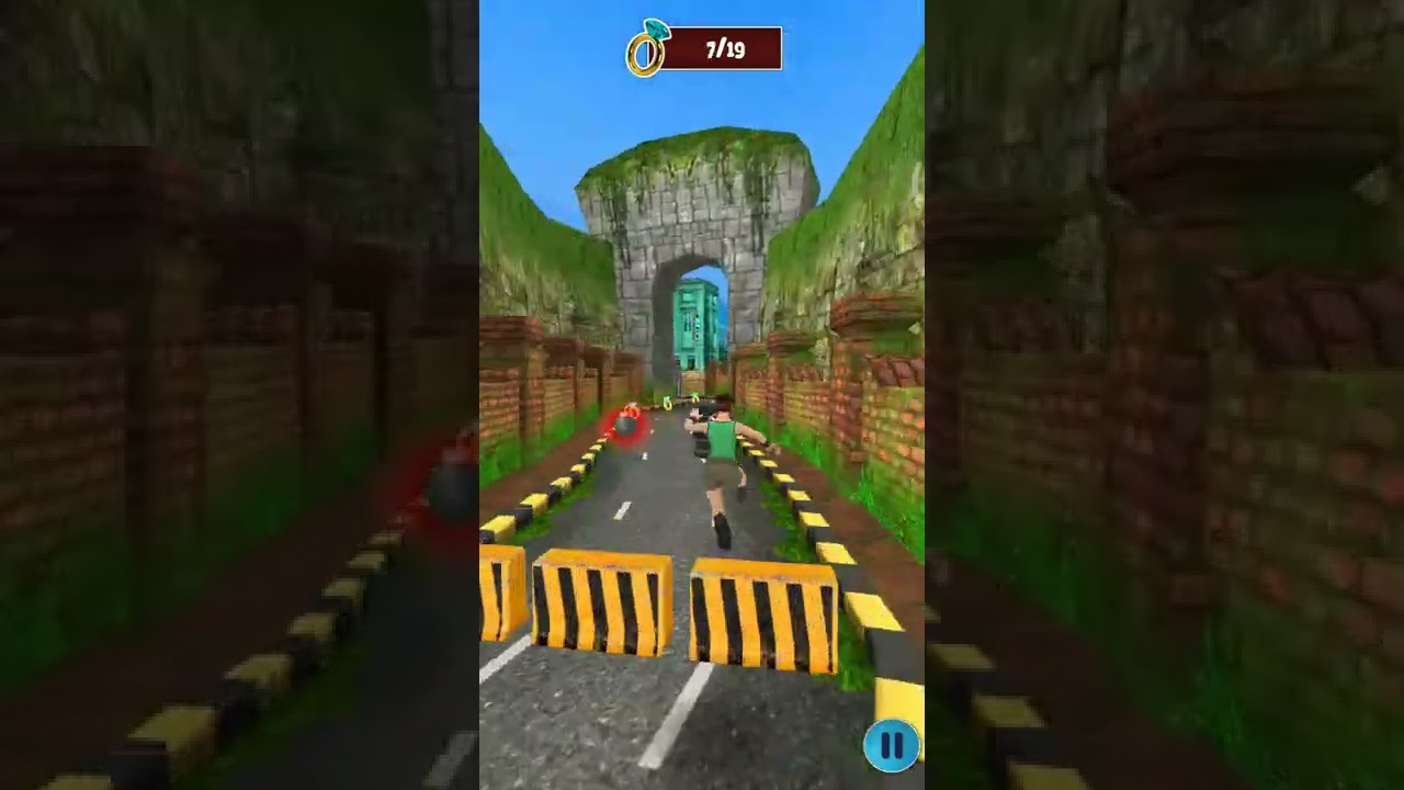 In One Go!!🤐 Mission 103-Collect 19 Rings || Street Chaser Gameplay Android Game