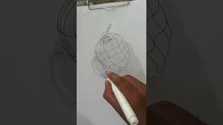 Capsicum Sketch | AN#capsicumdrawing #geometricdrawing #drawingprocess #artshorts #sketchingpractice