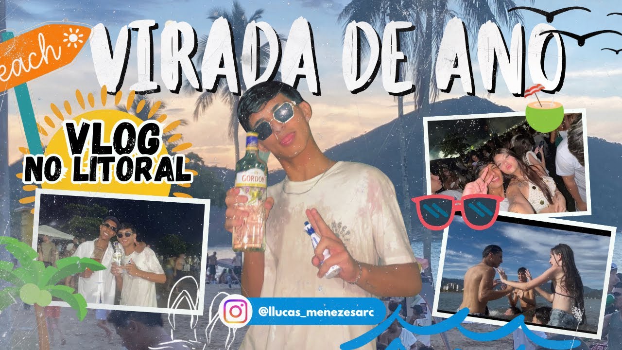 VLOG NO LITORAL 🌊☀️🌴 - VIRADA DE ANO 2026 🍾