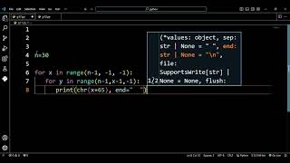 How to make python pattern design|| python coding kaise sikhe 💫💫💫
