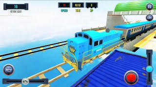 Panoramic Express Impossible Track Train Driving - Careful Train Driving - Android Gameplay screenshot 2