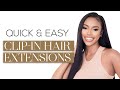 How to Install Go Sleek Clip-in Hair Extensions