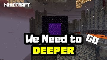 Minecraft | How to Get Advancement We Need to Go Deeper! Tutorial