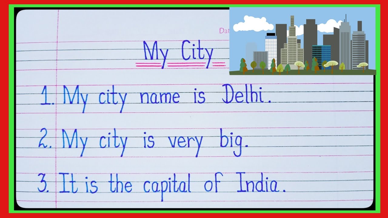 city essay 10 lines