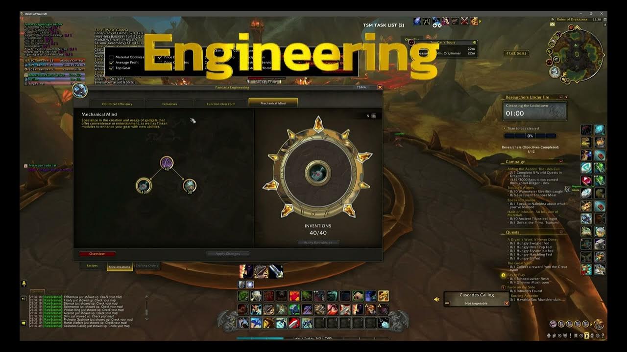 All Knowledge points Complete in Engineering Dragonflight World of Warcraft YouTube