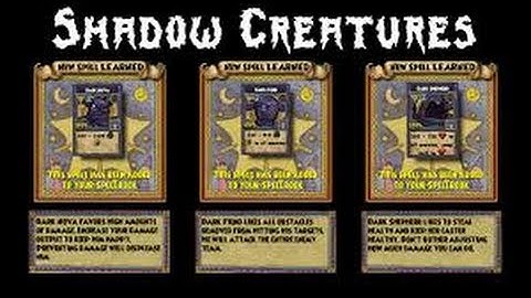 Wizard101 Getting and using the new Shadow Creatures