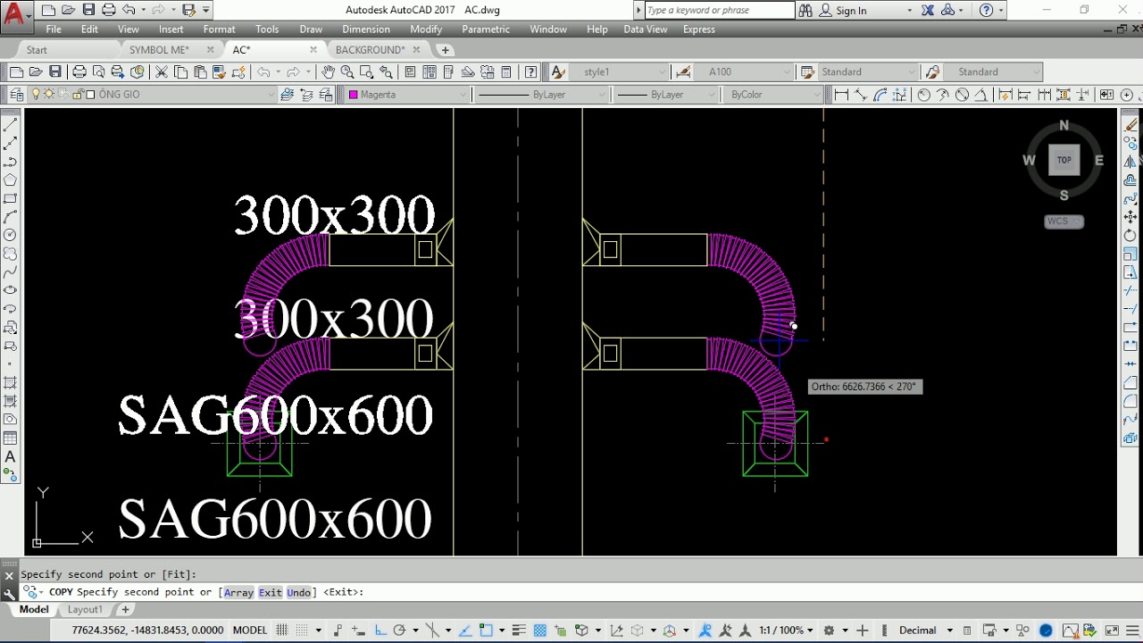 Hướng dẫn Vẽ ống gió mềm trong Cad từ cơ bản đến nâng cao