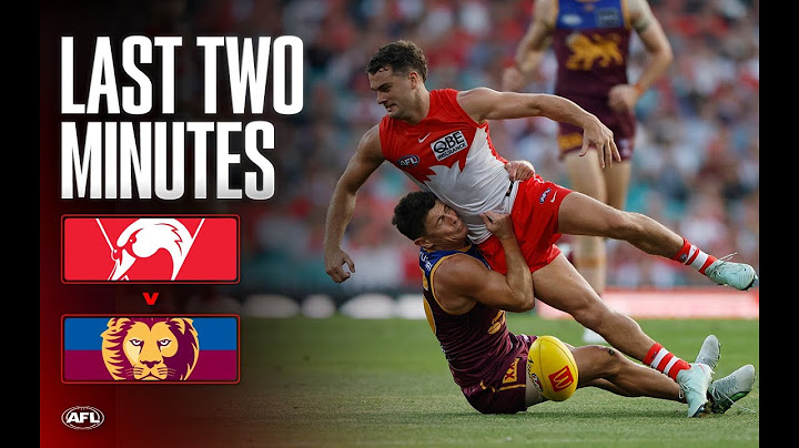 Last Two Minutes: Sydney Swans v Brisbane Lions | Round 1, 2025 | AFL