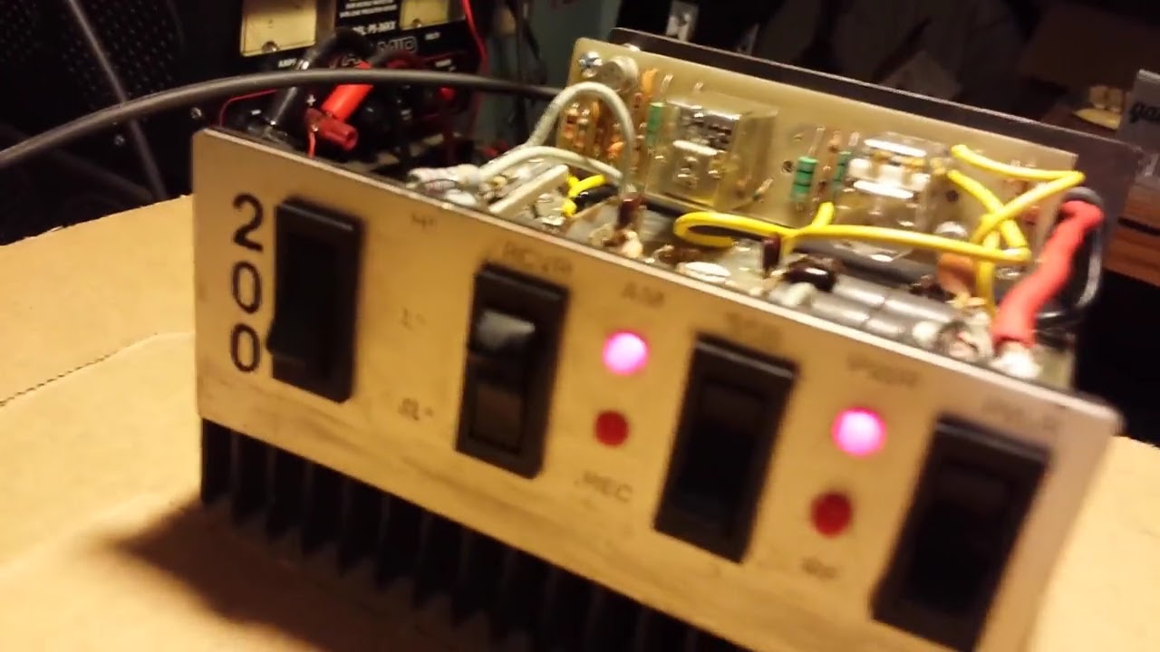 200? Linear Amplifier Repair & Output Test [Unique Name Huh 🤔] YouTube