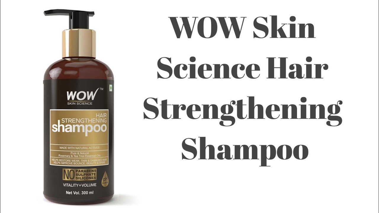 WOW Skin Science Hair Strengthening Shampoo | Best Shampoo For Hair Growth | Hair Care