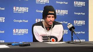 Kelly Oubre Jr. Postgame - NYK@PHI Game 4 First Round 4/28/2024