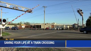 Tips for saving life at railroad crossing