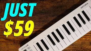 This $59 MIDI controller is EXACTLY What I Wanted (Arturia MicroLab mk3)