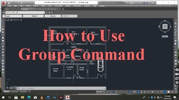 How to Use Group Command in AutoCAD || #AutoCAD Tutorials