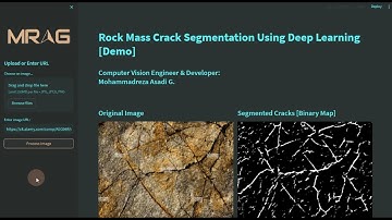 Rock Mass Crack Segmentation System [Software Demo] Using Computer Vision & Deep Learning
