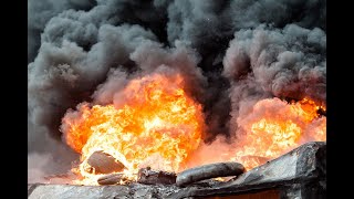 🔥 Пожар произошёл на предприятии в Калужской области из-за падения беспилотников.