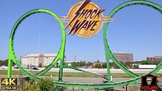 Celebrity 4K Shockwave Off Ride POV! Six Flags Over Texas! Wealth