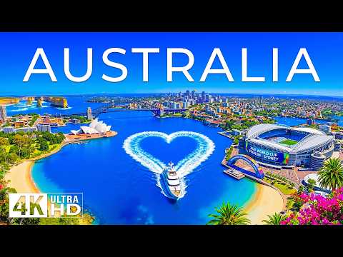 Australia 4K | Amazing Beaches, Crystal-Clear Waters, Famous Landmarks & Natural Wonders