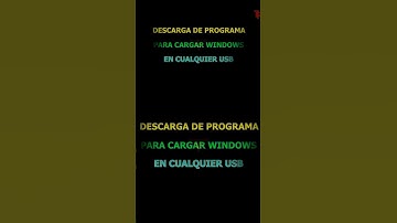 Qué Programa Se Utiliza Para Cargar Windows11 a una USB  #VideoViral #ViralShort #windows11