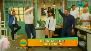 Lali Esposito bailando Unico en Morfi