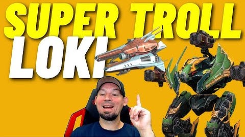 War Robots: super troll loki with minigun sharpshooter drone