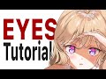 EASIEST WAY TO DRAW ANIME EYES