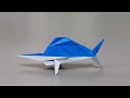 색종이로 돛새치 접는방법(종이접기) / 네모아저씨 / Origami Sailfish / ओरिगेमी सेलफ़िश / バショウカジキ折り紙