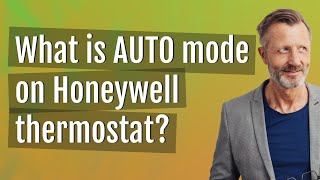 What is AUTO mode on Honeywell thermostat?