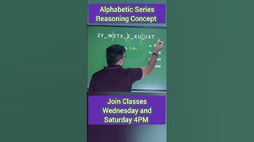 Alphabetic Series Reasoning Concept #sscgd #sscresoning #maths #sscexam #ssccgl #ssc #sschsl #sscmts