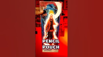 Pencil Pouch Stationery Kit Naruto edition #students #stationery #school #combo #stationeryarena