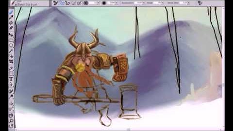 The Hero - Corel Painter X3 Speed painting