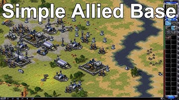 Red Alert 2 Simple Allied Base Building