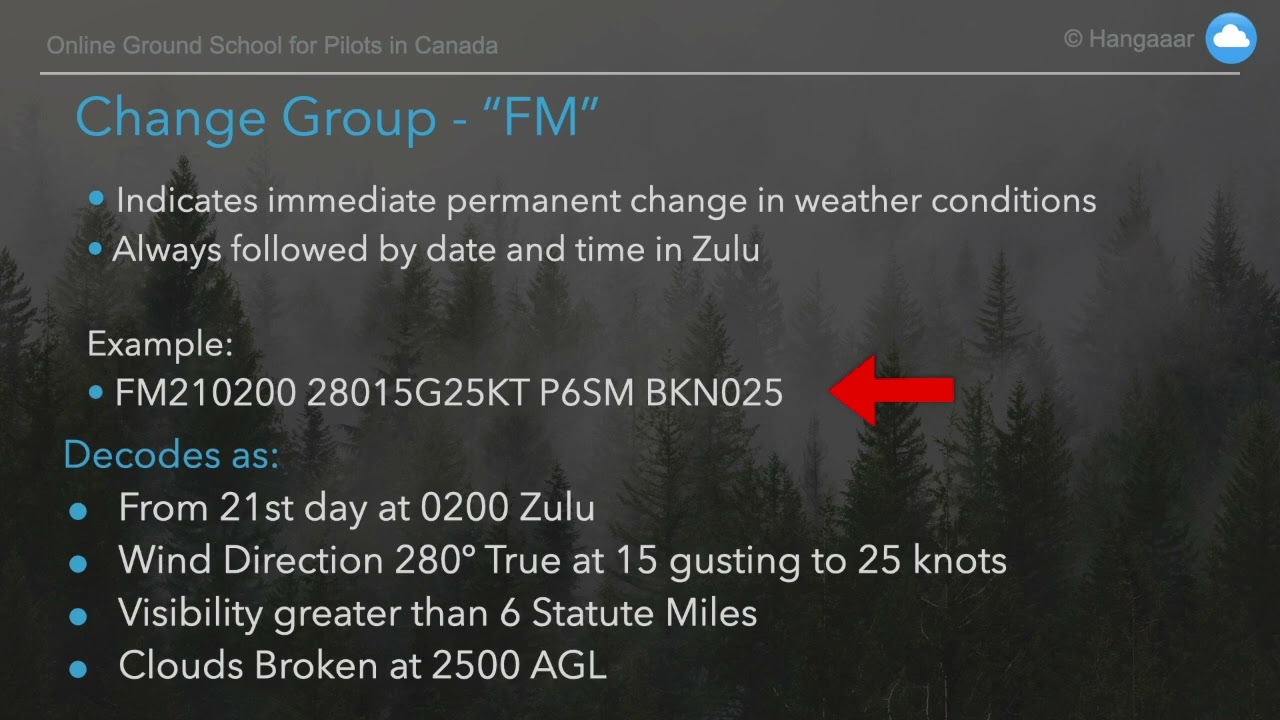Pilot Tip   Understanding FM, BECMG, TEMPO and PROB Weather Change Groups