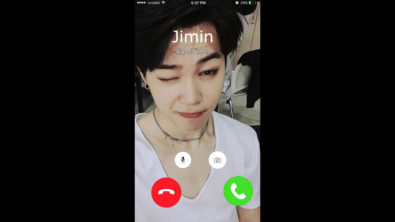 Face time with Jimin - YouTube