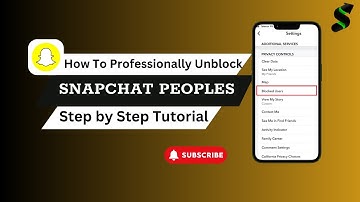 How to Unblock Someone on Snapchat – Step-by-Step 2025 Tutorial!