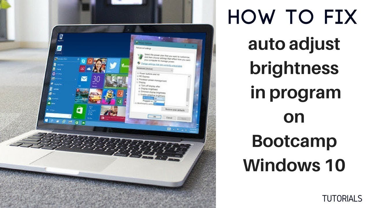 bootcamp windows 10 brightness not working