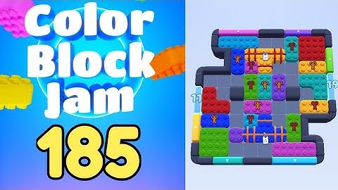 Color Block Jam Level 185 Solution Walkthrough