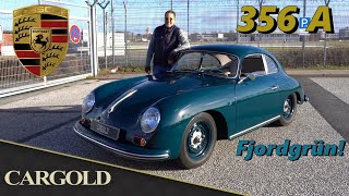 Porsche 356 A Coupé, 1957, wunderschöner Klassiker in ganz seltener Farbe: Fjordgrün