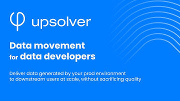 Upsolver: self-serve high-scale cloud data ingestion service