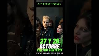 Cristian Castro en el Teatro Vorterix con su banda de rock “La Esfinge”