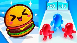 Food Run Vs Join Blob Clash 3D - Max Level Gameplay Walkthrough (Android iOS) New Update