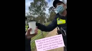 Australian Police COVID Coffee Inspectors (FOR YOUR SAFETY)