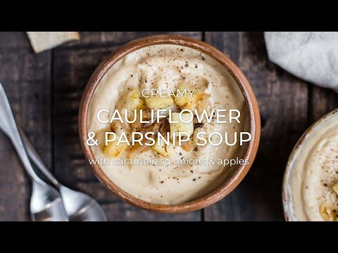 Video: Creamy Kua Zaub Nrog Txiv Apples Thiab Cauliflower